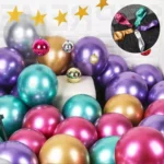 Metallic color balloons-10 pcs - Image 3