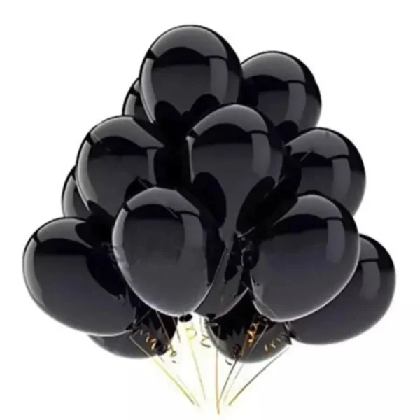 Black ballon-10pc/Black Monty balloon * 10 pcs/Monty balloon-10pc
