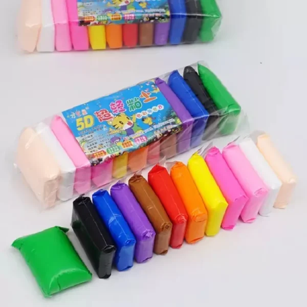12 Colors Soft Super Light Clay Modeling Air Dry Clay For DIY Handmade Toys