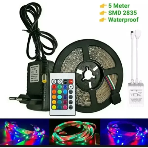 Waterproof RGB Remote Control Color Changing Fita Light led strip light