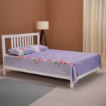 Bed Sheet Rose Reverie- (Purple) - Image 2
