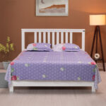 Bed Sheet Rose Reverie- (Purple)
